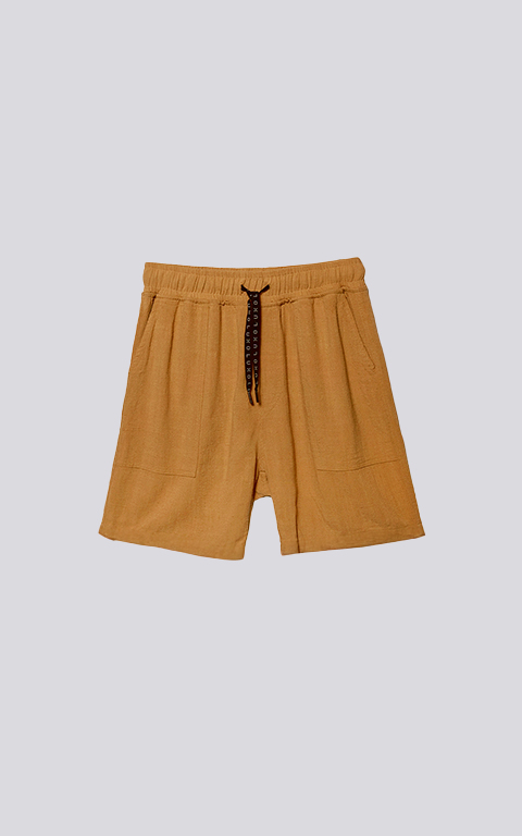 Bermuda Nice [ 100% Lino - Café ]