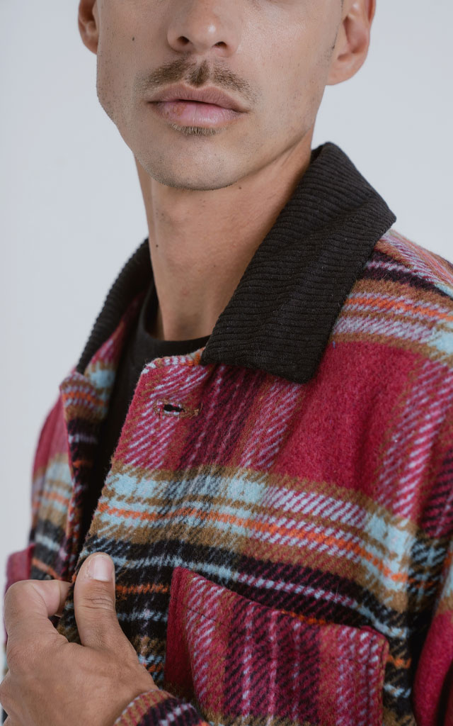 Campera Picture [ Rojo - Negro ]