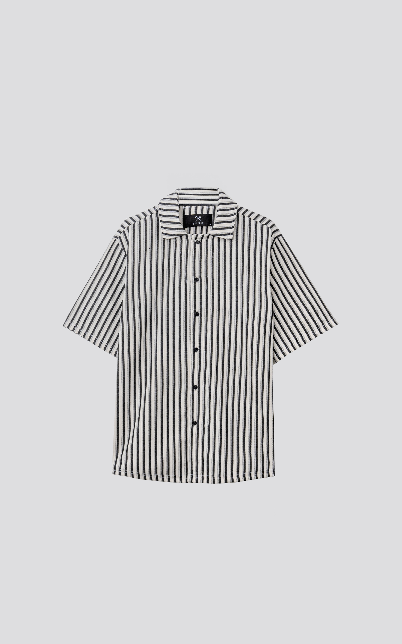 Camisa Hoffman [ Negro - Blanco ]