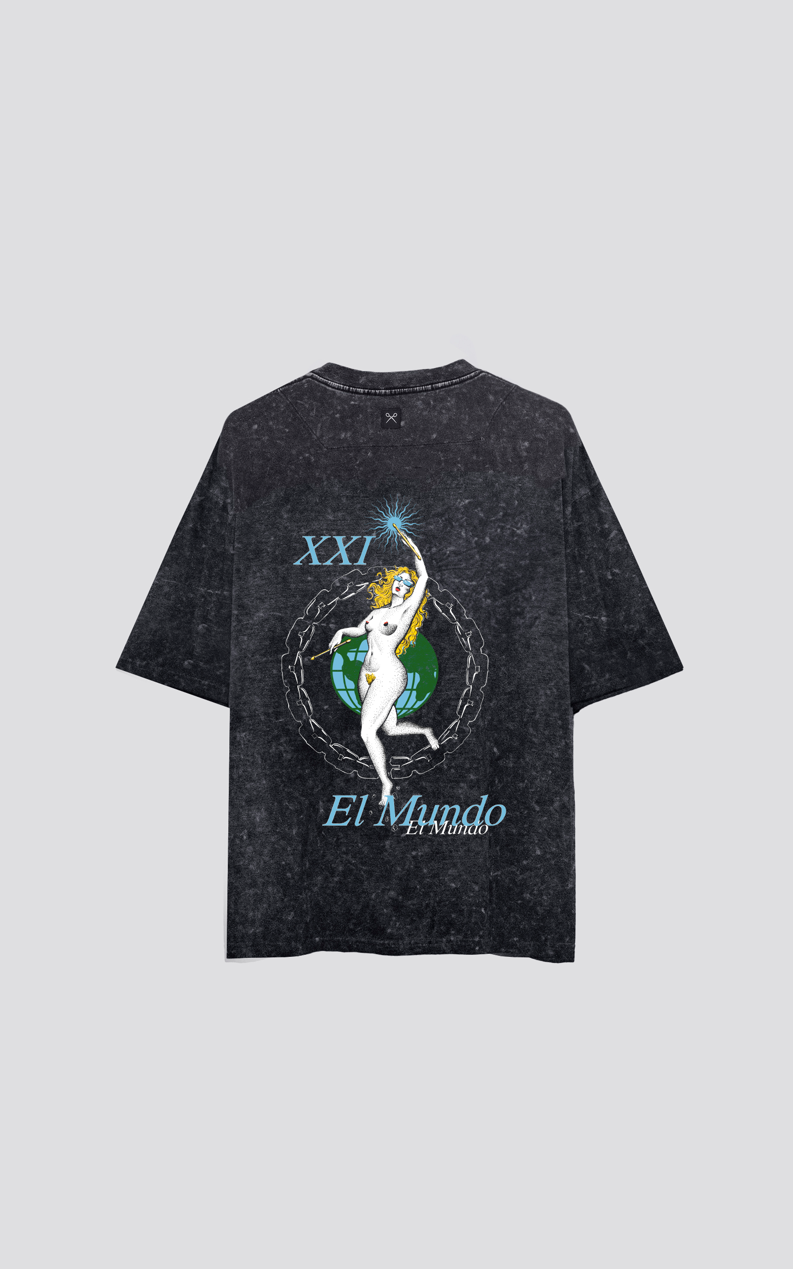 Remera El Mundo [ Nevado ]