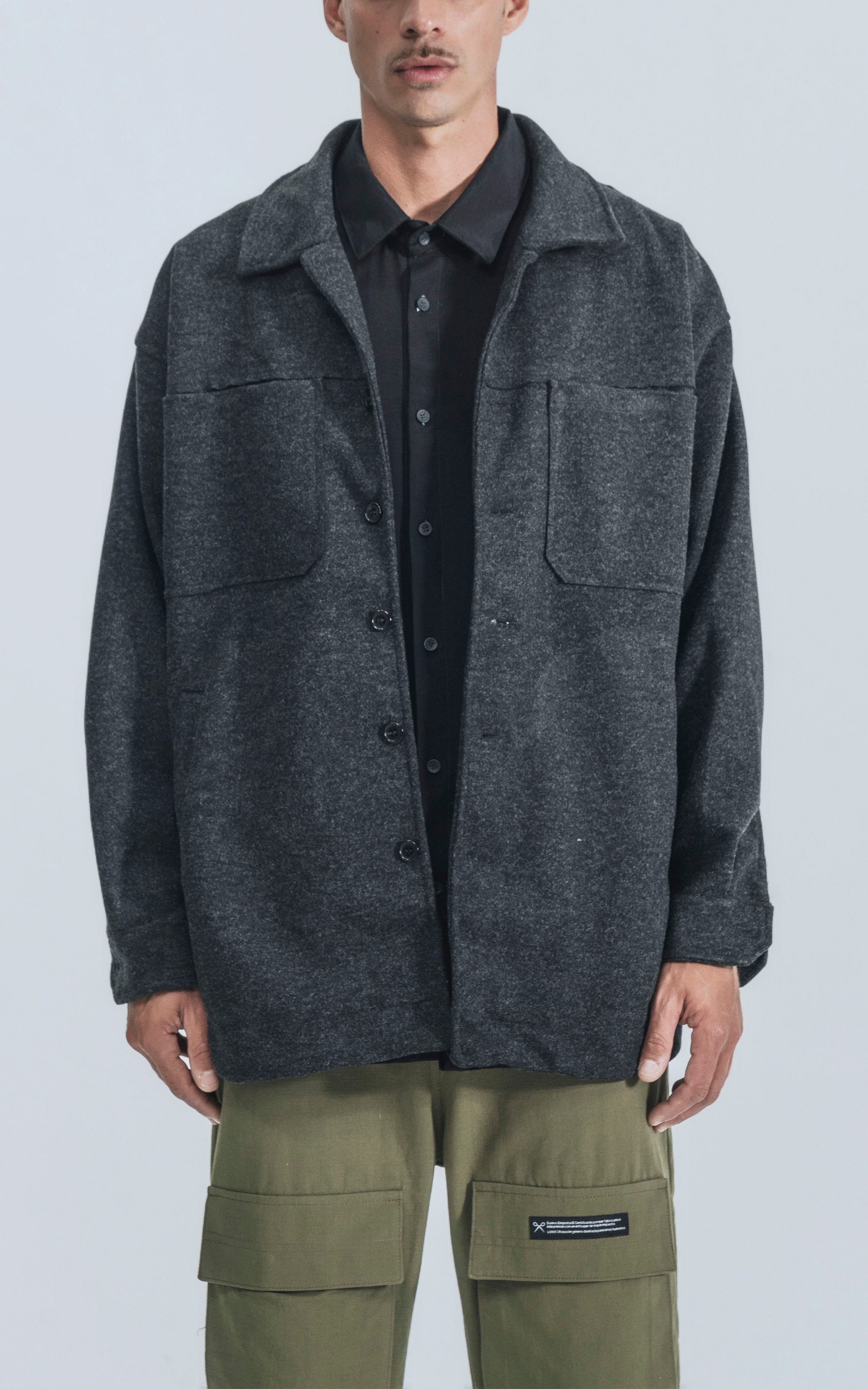 Chaqueta De Paño Rogel [ Negro ]