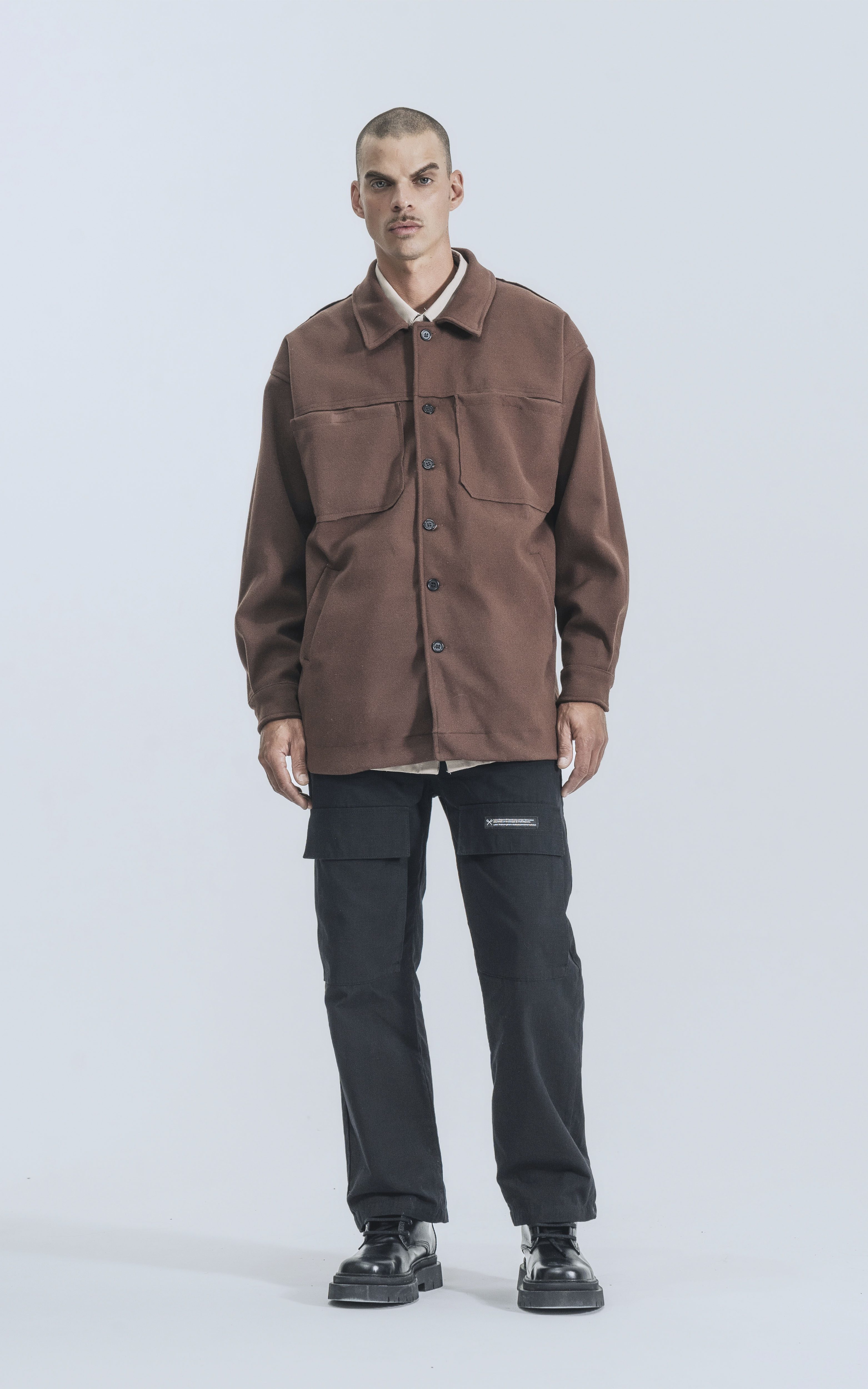 Chaqueta De Paño Rogel [ Chocolate ]