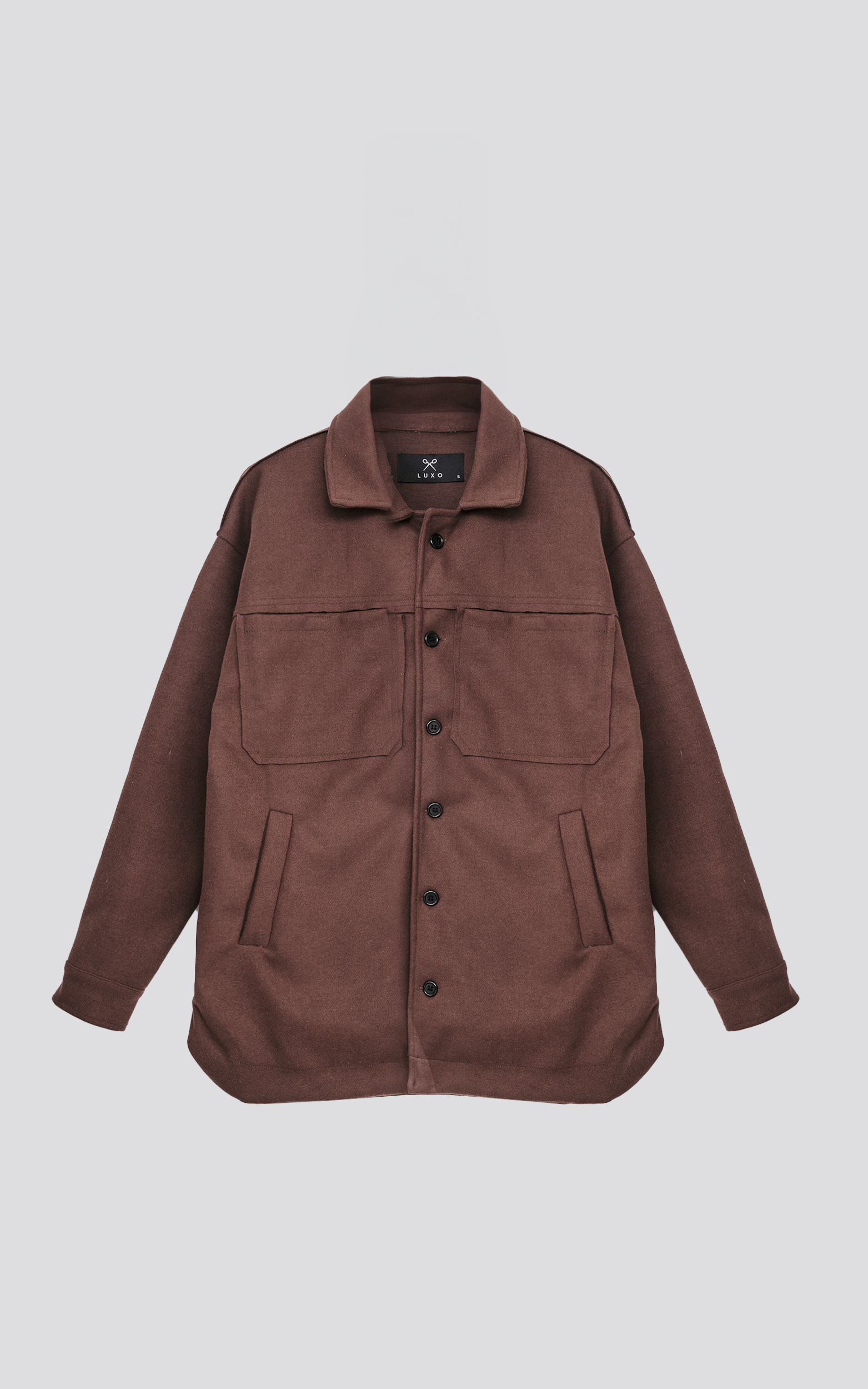 Chaqueta De Paño Rogel [ Chocolate ]