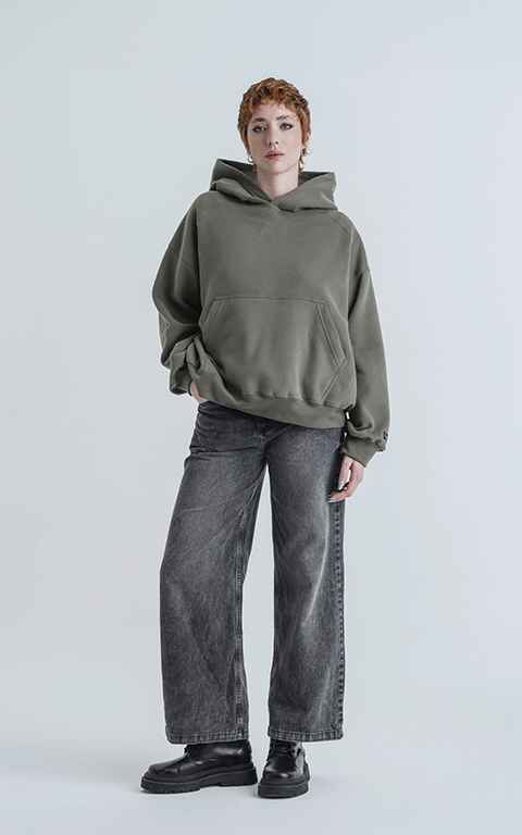 Hoodie Fusión [ Militar ]