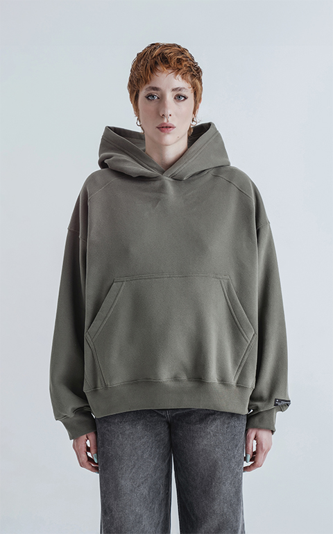 Hoodie Fusión [ Militar ]