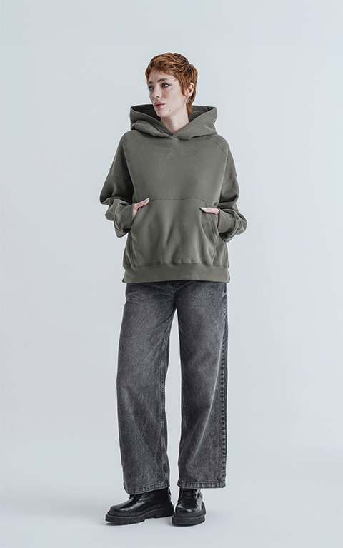 Hoodie Fusión [ Militar ]