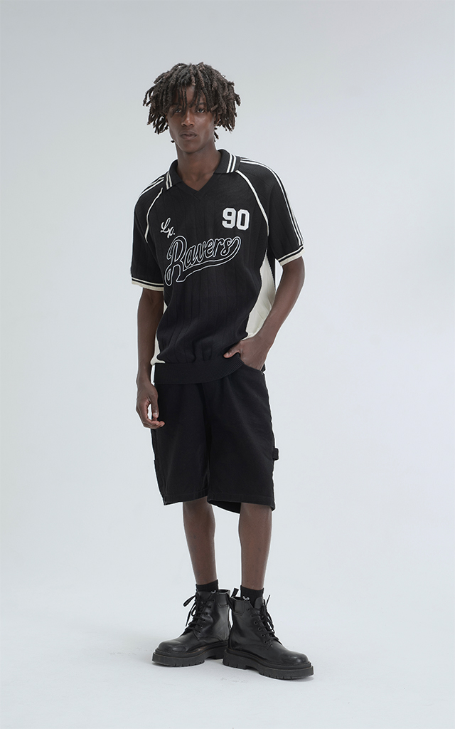 Chomba Tejida Ravers [ Negro ]