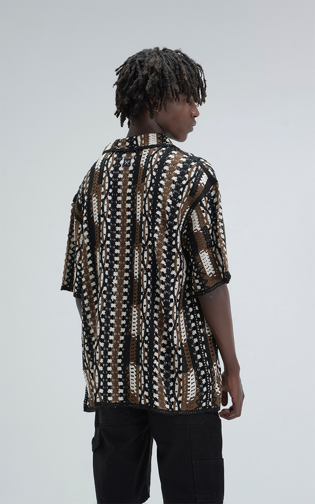 Camisa Tejida Tsuki [ Negro ]