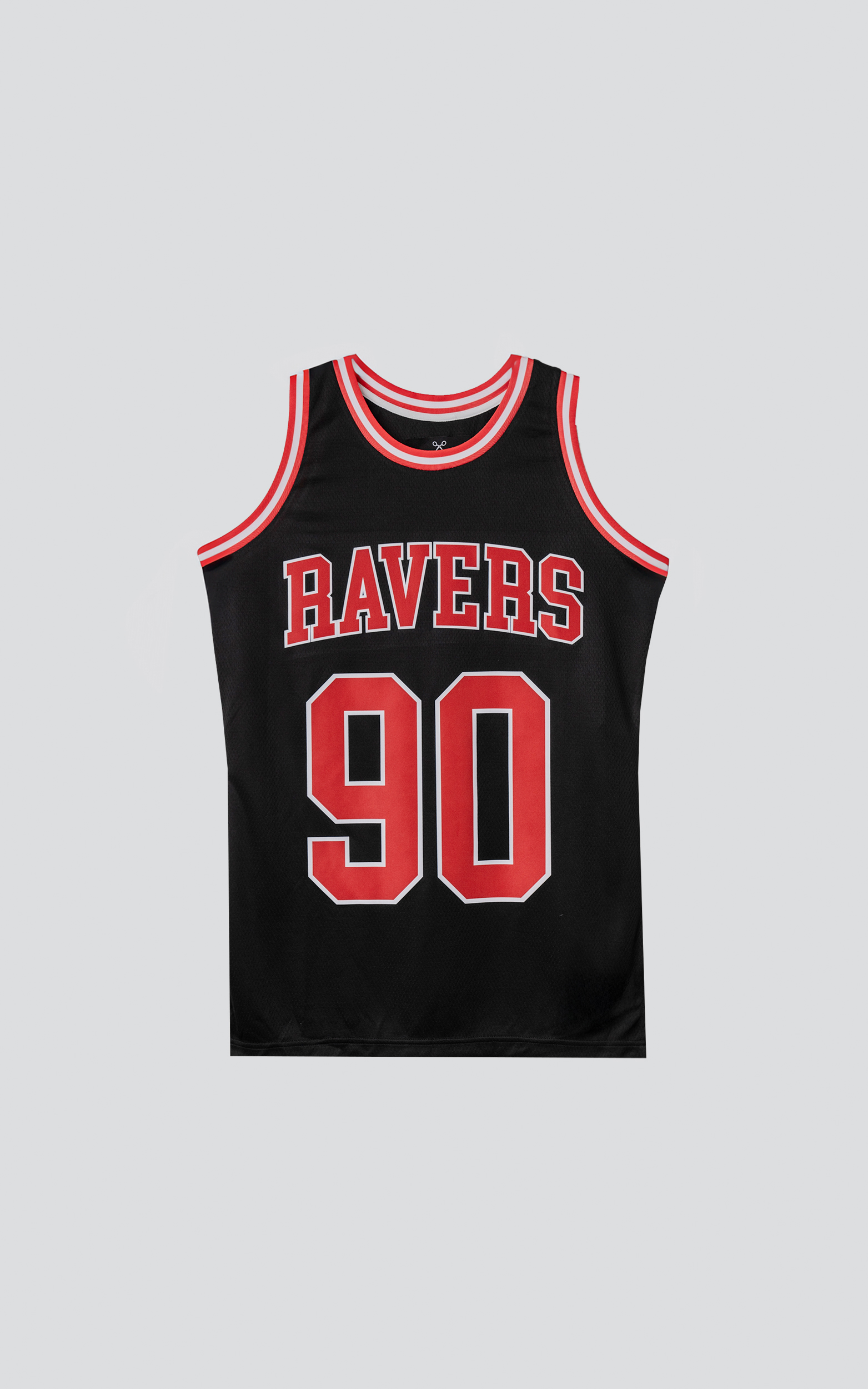 Sudadera Ravers Nba [ Negro / Rojo ]