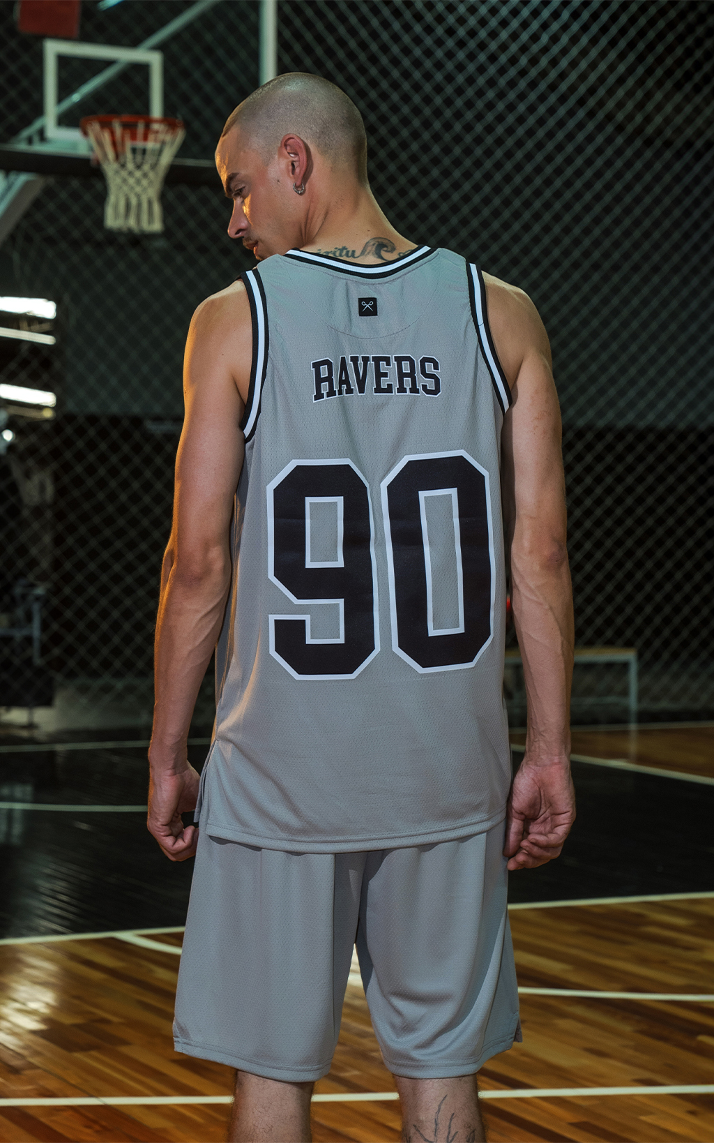 Sudadera Ravers Nba [ Gris / Negro ]
