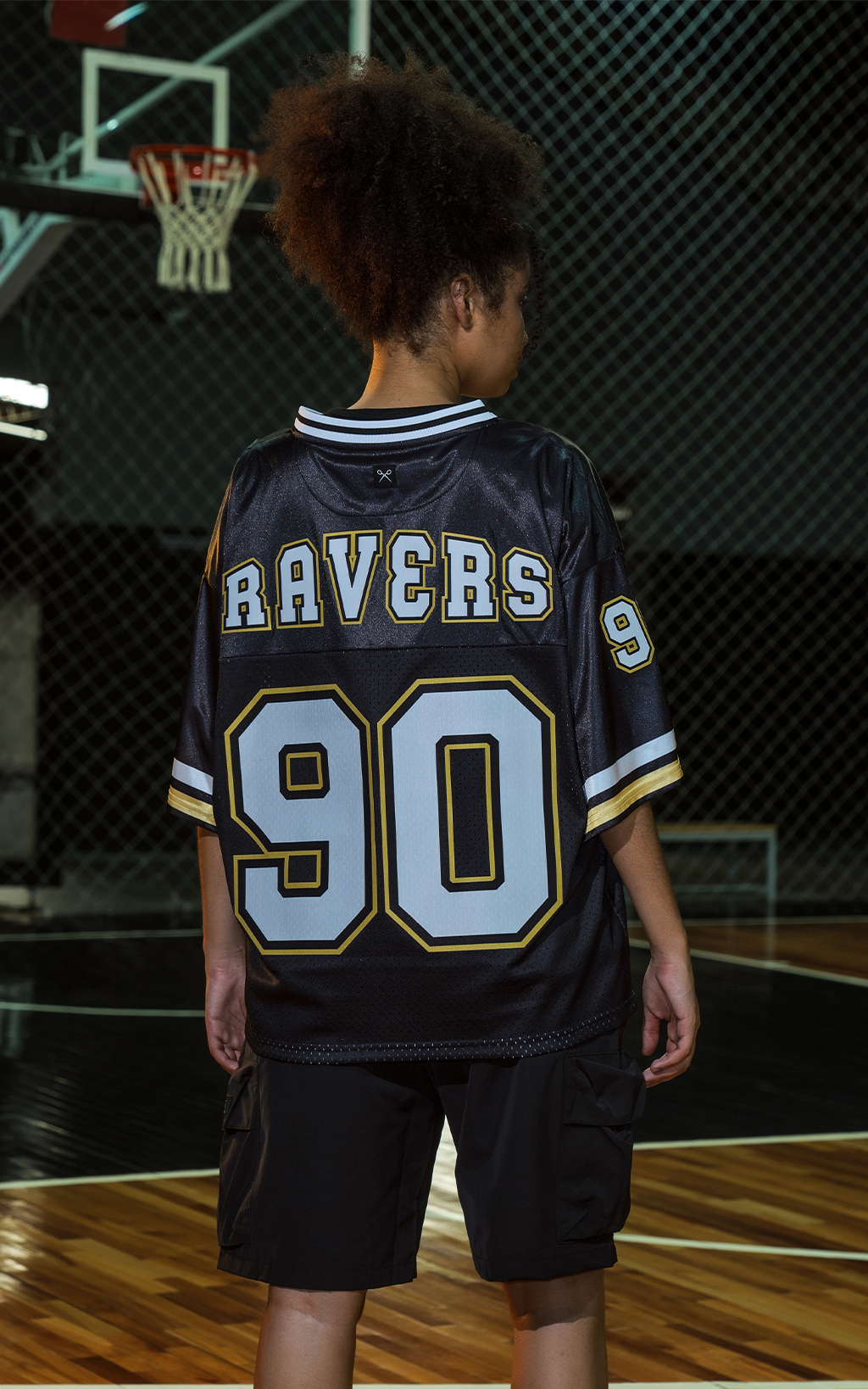 Camiseta Ravers Nfl [ Negro / Amarillo ]