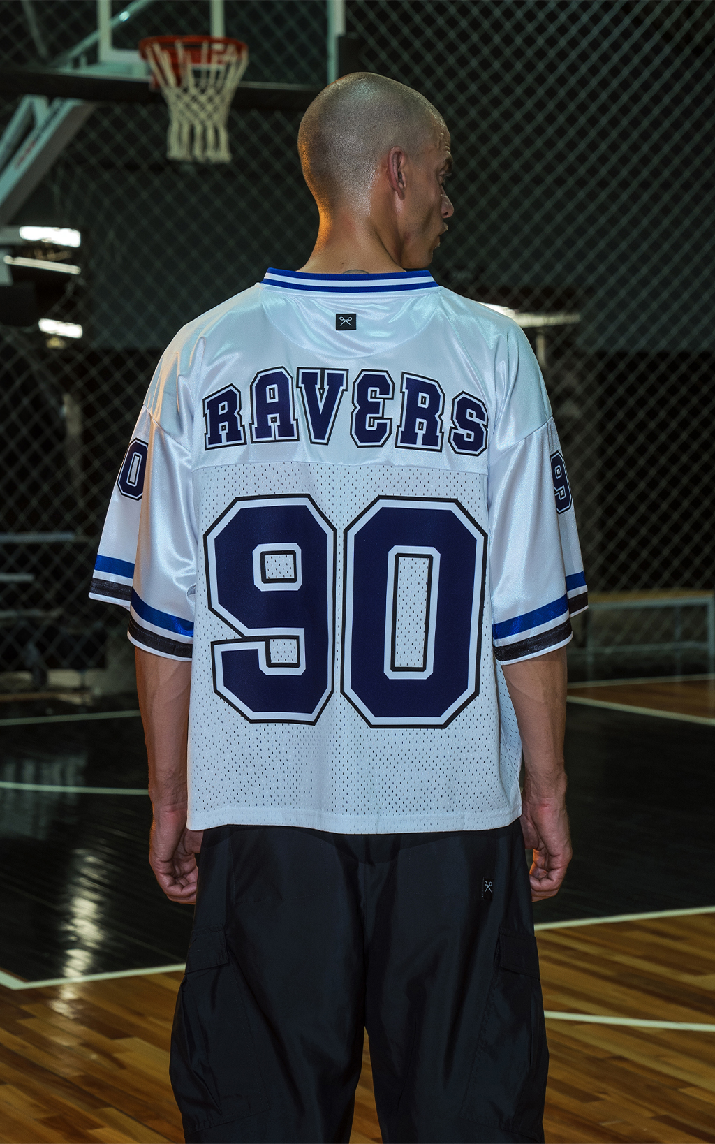 Camiseta Ravers Nfl [ Blanco / Azul ]