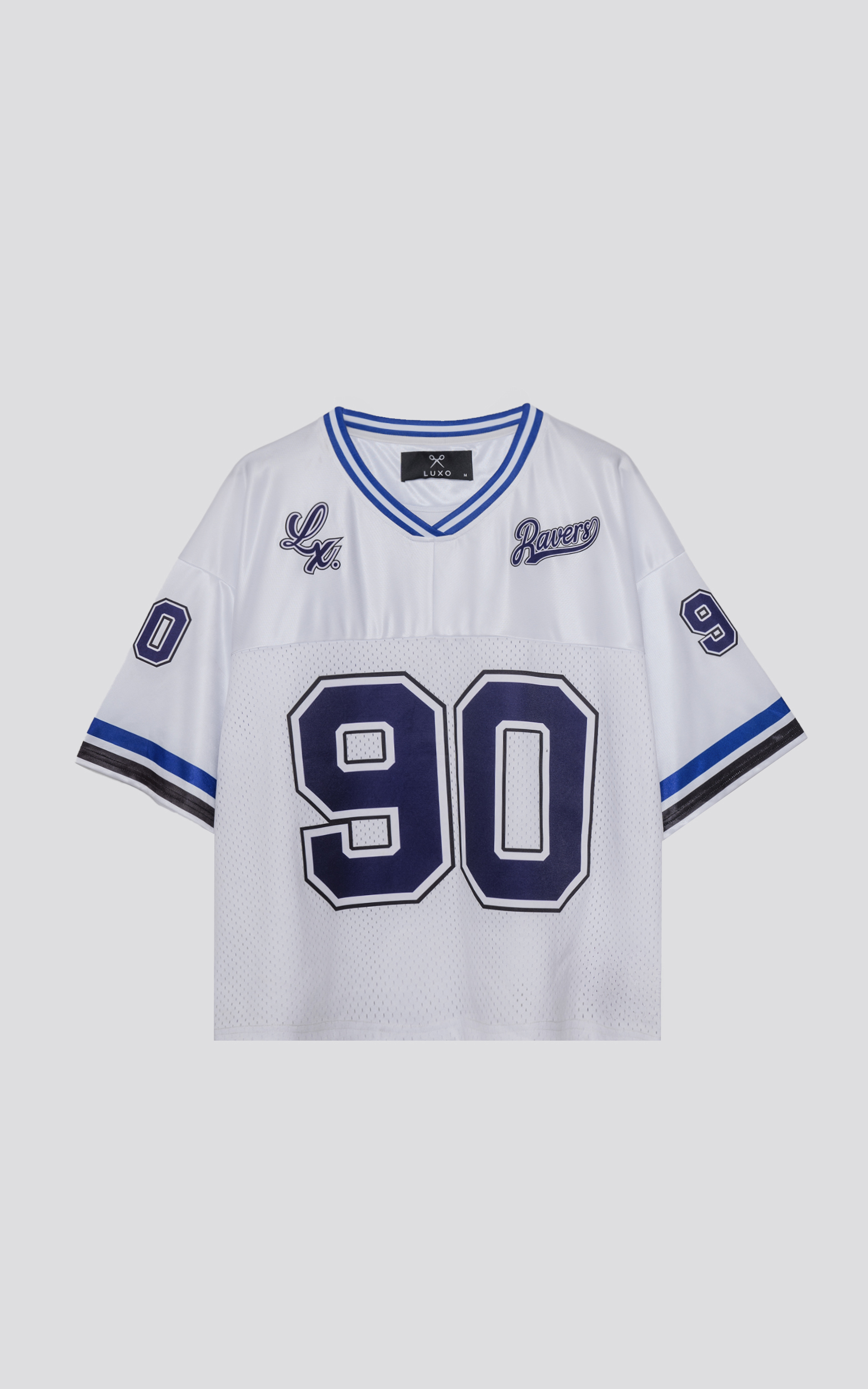 Camiseta Ravers Nfl [ Blanco / Azul ]