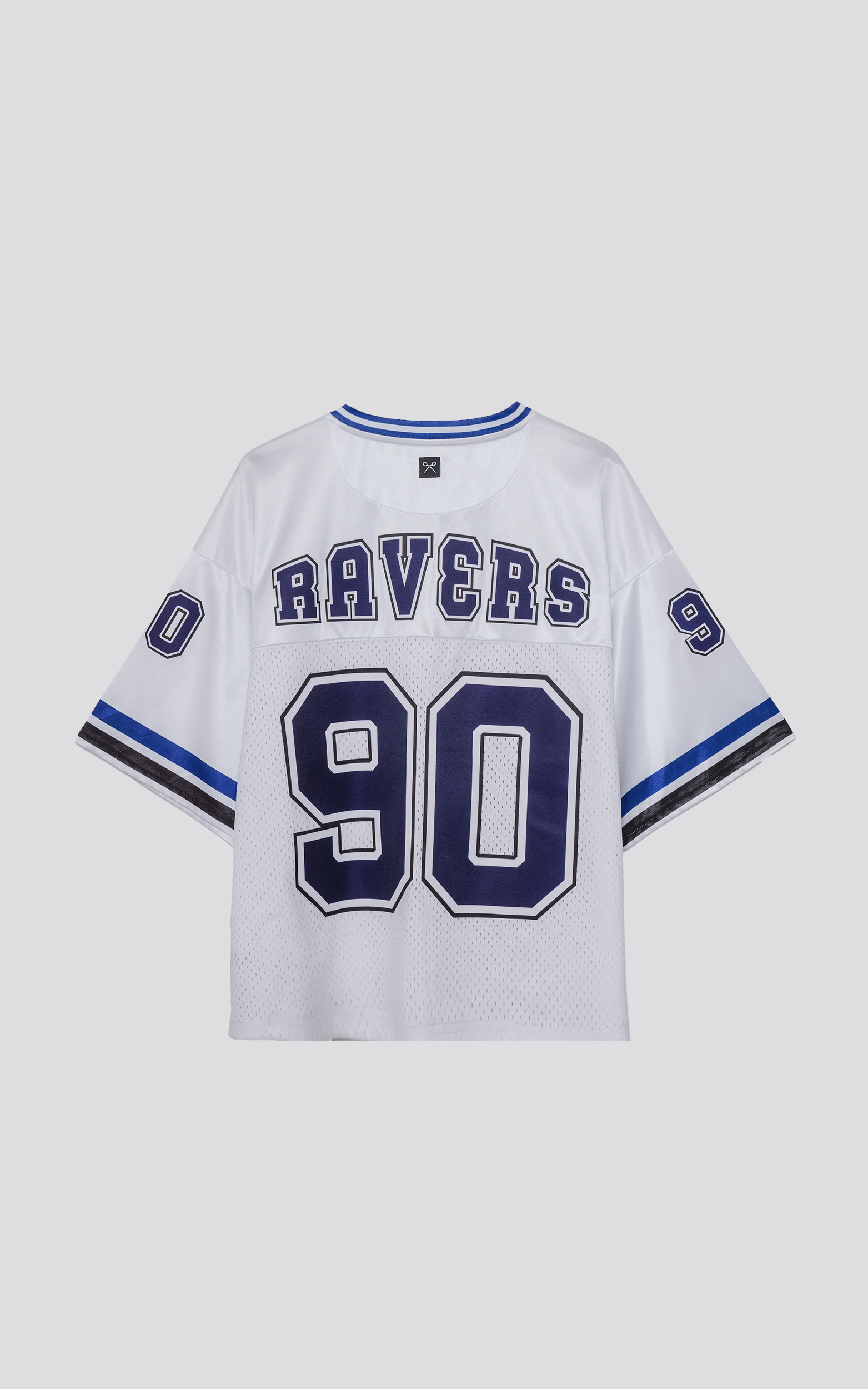 Camiseta Ravers Nfl [ Blanco / Azul ]