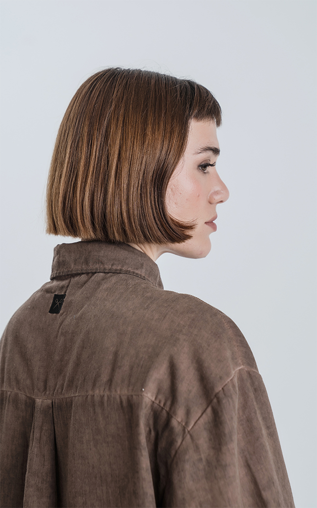 Camisa Grain [ Maltinto Chocolate ]