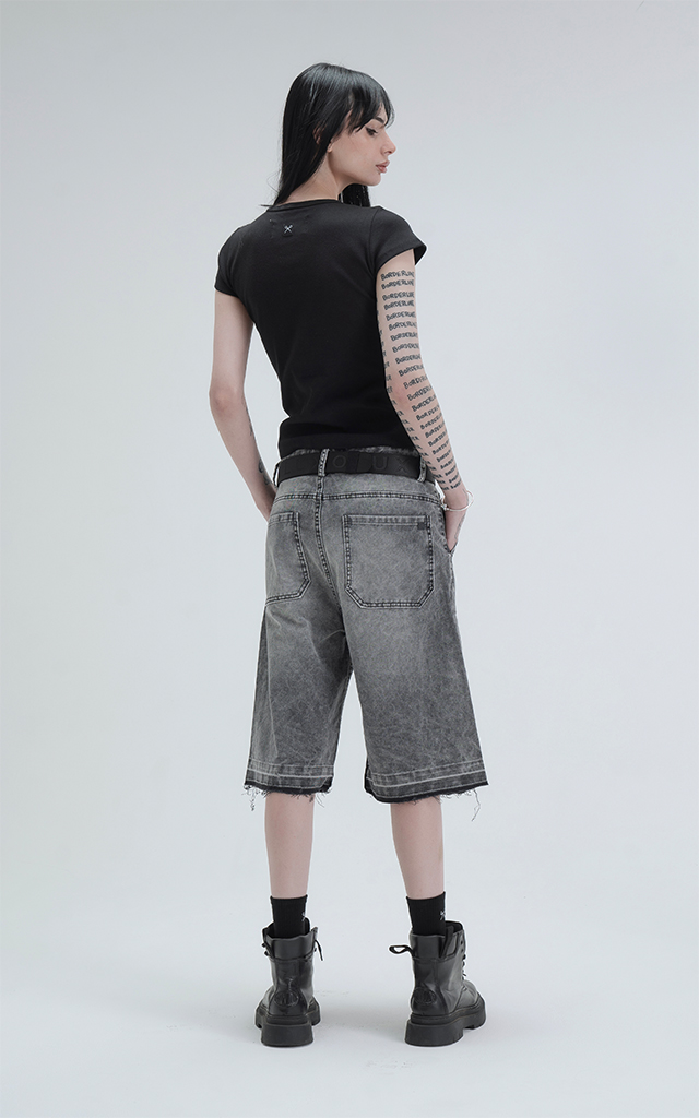 Remera Baby Tee [ Negro ]