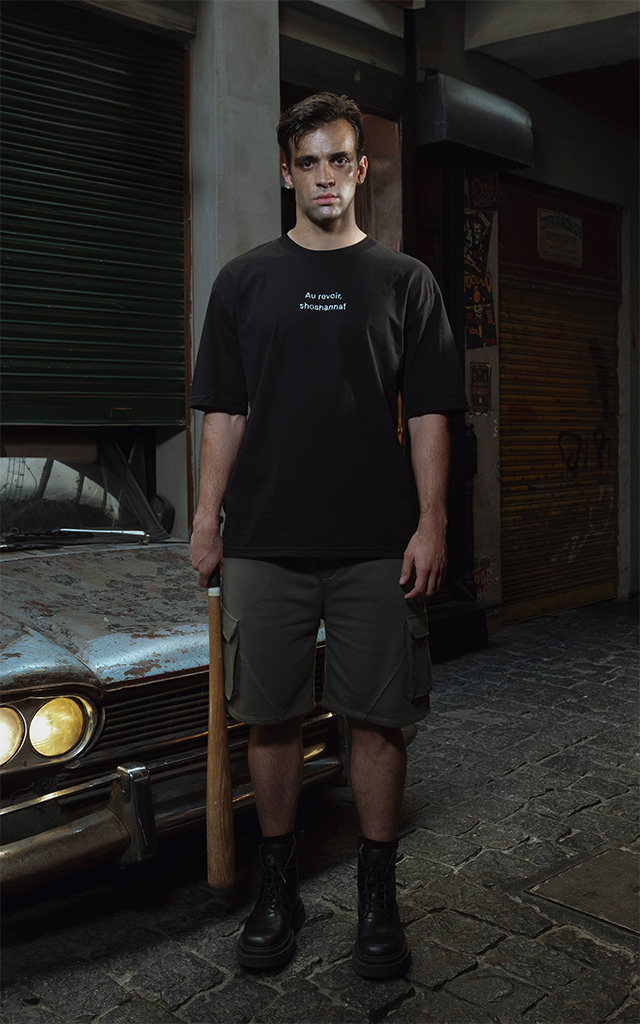 Remera Bastardos  [ Negro ]